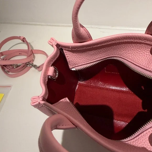 NWT Marc Jacobs The Tote Bag crossbody ribbon pink